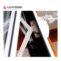 Fenêtres oscillo-battantes en PVC Luvindow de haute qualité, personnalisées pour la maison, à bas prix, fenêtres coulissantes fixes à profilé