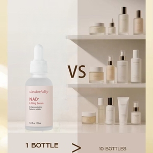Nad + コラーゲンフェイスセラム小分子Nad液体穏やかに効率的に吸収Nad Plusペプチド抗老化フェイシャルセラム - Product Image 1