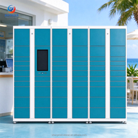 Casier intelligent pour salle de sport, casier intelligent en acier et armoire de rangement intelligente pour le stockage des effets personnels dans les salles de sport et les clubs sportifs