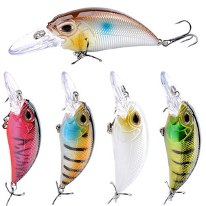 En gros 14.5g/9cm 6 # Crochets Plongée Profonde Crankbaits Basse Dur <span class=keywords><strong>Leurre</strong></span> De Pêche Flottant Pêche Manivelle Minnow Appât <span class=keywords><strong>Leurre</strong></span> - Product Image 3