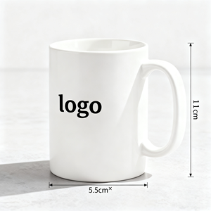 Taza de Café de Cerámica Blanca de 11oz/12oz, Taza de Té de Porcelana con Logotipo Personalizado, Taza Sublimable Personalizable para Regalos Promocionales - Product Image 3