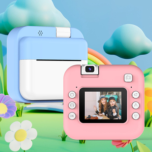 Máy ảnh in nhiệt nhẹ, an toàn, không cần mực, in tức thì cho trẻ em, Full HD, MicroSD, CMOS, hoạt động giáo dục sớm cho trẻ nhỏ - Product Image 1