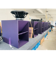 Caisson de basses de 21 pouces 1500W Haut-parleur de sonorisation puissant pour concert extérieur