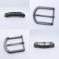 Boucle de ceinture rustique en alliage de zinc nickel antique de 35 mm, forme en D, à une seule languette, avec cadre incurvé, pour ceintures en cuir pour hommes et vêtements de travail