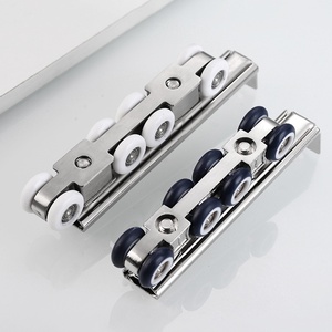 Hiện đại theo phong cách thép không gỉ cửa trượt đường sắt hướng dẫn cho trang trí nội thất treo bánh xe cho phòng ngủ ban công cửa sổ ròng rọc theo dõi - Product Image 4