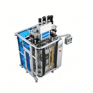 Machine d'emballage automatique pneumatique multi-rangs ABBA-DLA 400F pour poudres, lait, savon liquide, aliments, sacs plastiques, avec moteur et garantie 1 an - Product Image 4