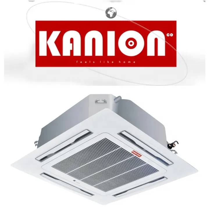 インバーター技術KANIONco天井カセットタイプ60HzR410A冷却専用エアコン36000BTU acGMCCコンプレッサー