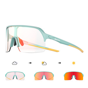 Lunettes de cyclisme photochromiques SCVCN, monture intégrale, sangle réglable, coupe-vent, polarisées, pour hommes et femmes, VTT et vélo de route - Product Image 5