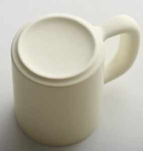 JINXIN fabrication à bas prix logo personnalisé drôle en porcelaine blanche vierge dégringolade dans une tasse en grès - Product Image 6