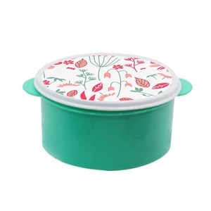 Food Safety DIY Customized Logo Portable Food Storage Round <strong>Box</strong> Sublimation Blank <strong>Plastic</strong> <strong>Lunch</strong> <strong>Box</strong> - Product Image 3
