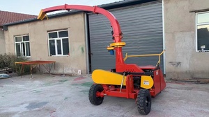 Máy Thu Hoạch Thức Ăn Gia Súc Màu Xanh Lá Cây Tự Hành Máy Thu Hoạch Ngô Mini Máy Thu Hoạch Ủ Chua Một Hàng - Product Image 4