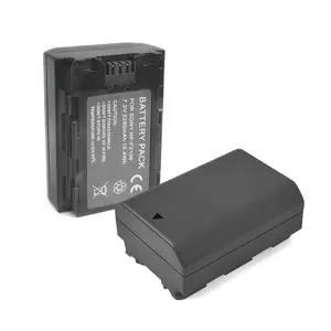 Pour Sony NP-FZ100 <span class=keywords><strong>NPFZ100</strong></span> batterie + LCD double chargeur USB 2280mAh pour modèles d'appareil photo A6600 A7m3 A7rm3 A7r3 A9 A9R A7R A7 A7C A7R4 - Product Image 1