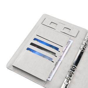Agenda Personalizada con Logotipo, Cuaderno con Soporte <span class=keywords><strong>para</strong></span> Teléfono Móvil, Diario con Banco de Energía, Bloqueo de Huellas Dactilares, Bolígrafo, Memoria USB - Product Image 5