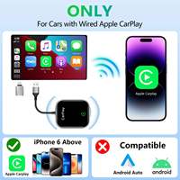 Adaptor Wireless Carplay Android Auto, Adaptor Apple, dan 2 in 1 Wireless Carplay Adapter
