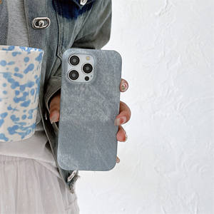 Étui Minimaliste en Tissu Denim pour iPhone 17 Pro Max Compatible avec iPhone 16 Pro, Coque Rigide Premium 15 - Product Image 4