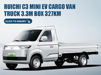 RUICHI C3 MINI EV CARGO VAN TRUCK 3.3M BOX 327KM Seres Ruiqi C3 Smart Mini Camion Électrique 327km d'Autonomie