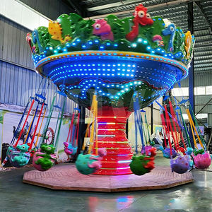 كرسي طائر ميكانيكي فاخر دوار ومتأرجح بـ 24 مقعدًا لمدينة الملاهي الخارجية - Product Image 4