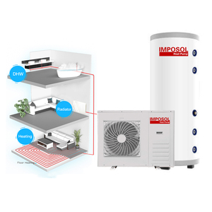 Compresor IMPOSOL Europa 3-25kw, Bomba de Calor Geotérmica, Calentador de Agua 6-8kw, Bomba de Calor Aire-Agua Solar para Exteriores, Hotel, IMPOSOL R32/R290 Europa - Product Image 2