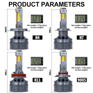 Phares LED K20 300W Haute Puissance Super Lumineux H4 Phare LED 6000K H1 H3 H7 H11 9005 Ampoules LED pour Voiture Lumières LED pour Véhicule - Product Image 5