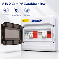 Boîtier de Combinaison Solaire MythEle 2 Entrées 2 Sorties DC 500V 1000V Étanche pour Système Double MPPT