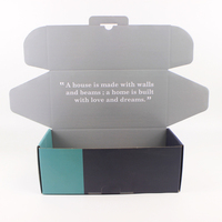 Boîte en papier kraft en carton pliable avec logo imprimé de luxe personnalisé emballage de vêtements chaussures boîte postale d'expédition en papier