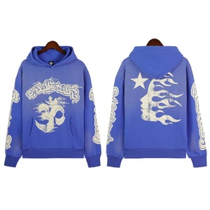 Felpa con Cappuccio da Uomo Comoda e Pesante a Prezzo di Fabbrica, Motivo Tinta Unita, Stampa Personalizzata con Logo <span class=keywords><strong>Anime</strong></span>, Pullover Caldo e Confortevole - Product Image 4