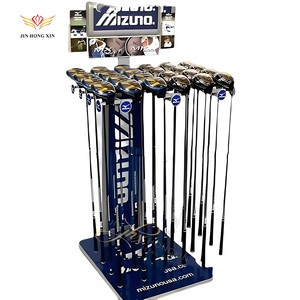 Putter trục Tường Gắn giá trường hợp Câu lạc bộ khung lưu trữ Kệ hiển thị để giữ 14 Câu Lạc Bộ Golf - Product Image 4