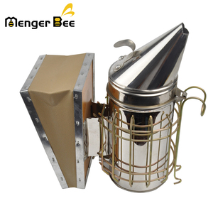 Usine prix de gros abeille gardien fumeur abeille pistolet fumeur manuel abeille fumeur acier inoxydable - Product Image 3