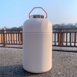 Gourde isotherme en acier inoxydable grande capacité, étanche, à double paroi sous vide, à large ouverture, portable, sans BPA, sans BPA, pour aliments, 6-12 - Product Image 2