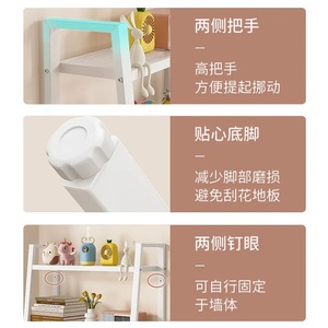 Storage Rack 5 Tier Metal <b>Kitchen</b> Organizer <b>Shelf</b> With Dustproof Design For Home Living Room Balcony Use - Product Image 4