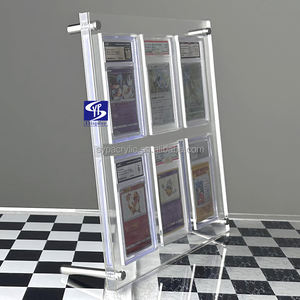 Porte-cartes gradué en acrylique transparent personnalisé SYP pour BGS 9.5 Vince Young 2006 Sage Aspire # Présentoir pour 3 cartes de <span class=keywords><strong>rookie</strong></span>, <span class=keywords><strong>6</strong></span> emplacements pour cartes classées - Product Image 4