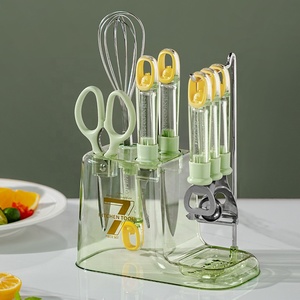 Set Peralatan Makanan dari Baja Anti Karat, Alat Pembersih Makanan, Peralatan Dapur Tahan Lama, Set Perlengkapan Dapur, Gagang Anti Selip - Product Image 2