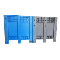 Euro Solid 1200x1000x760mm Grande caisse en plastique de qualité alimentaire Boîtes à palettes d'occasion industrielles Conteneur d'emballage à vendre