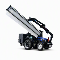 Véhicule de nettoyage pour panneaux solaires photovoltaïques de grande envergure, camion de nettoyage de panneaux solaires, laveuse de panneaux photovoltaïques