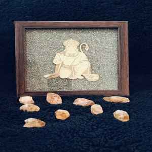Nouveau Hanuman fait main avec cadre en sélénite, décoration d'intérieur, cadeau et artisanat, prix de gros - Product Image 1