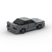 Voiture de course en plastique très vendue, compatible MOC, pour l'assemblage éducatif de petites pièces, jouets de construction pour enfants