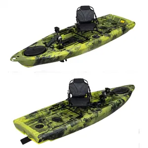 3.28 mètres monoplace une personne kayak pêche avec vente de kayak à pédales pour