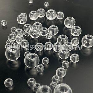 Acrylic Transparent <b>Large</b> Hole Loose <b>Beads</b> Round Smooth Surface For Jewelry Making Diy Decoration - Product Image 2