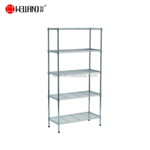 5-tier chrome assembler étagères en treillis métallique pour le stockage - Product Image 3