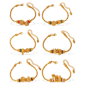 Pulsera de Cuentas Estilo Europeo Americano, con Diseño de Copo de Nieve y Estrella de Ocho Puntas, de Aleación de Zinc, Unisex, para Regalo - Product Image 5