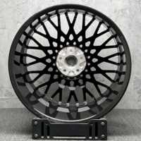 Jantes Bku Custom 5x114.3 forgées pour Tesla Model 3 Model Y Model S 18 19 20 21 pouces, jantes en alliage d'aluminium noir brillant
