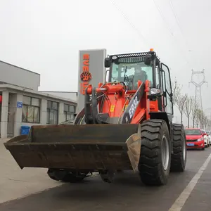 Everun Schlussverkauf ER32 3,2 t Maschine mit CE-Zulassung landwirtschaft hydraulisch vorderer Ende Eimer kompakt mini-Radlader