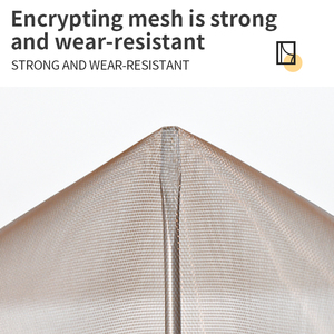 Moustiquaire brodée moderne en maille de 1 mm avec ouverture latérale, panneau de <span class=keywords><strong>porte</strong></span> brodé, <span class=keywords><strong>rideau</strong></span> anti-moustiques <span class=keywords><strong>pour</strong></span> crochets, garantie 1 an - Product Image 4