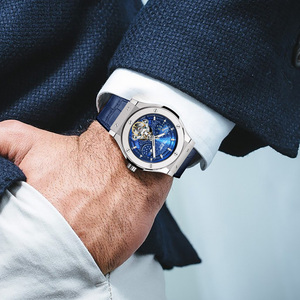 PINDU Design Luxury Business Automatic <b>Watch</b> Men Waterproof <b>Mechanical</b> Dress Wristwatch Stainless Steel Montre Homme Gift OEM - Product Image 4