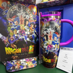 Gobelet isotherme en acier inoxydable de 40 oz de la marque STAN * avec impression laser de style dessin animé, grande capacité, emballage cadeau, gobelet pour boissons glacées - Product Image 3