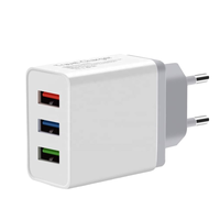 Chargeur rapide multi-ports QC3.0, prise EU/US, 1, 2 et 3 ports USB, adaptateur mural de charge rapide pour ordinateur portable, téléphone, tablette