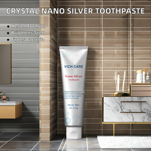 Nouveauté : Dentifrice à la nano-hydroxyapatite pour une fraîcheur intense de 12 heures, blanchissant les dents, dentifrice argenté - Product Image 2