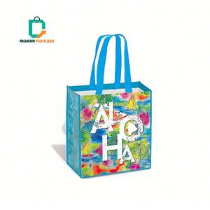 Fabricantes de auditoría NBCU logotipo personalizado tela reciclable llevar bolsa de tela no tejida - Product Image 2