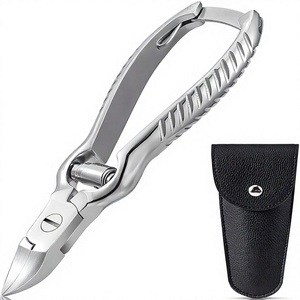 Heavy Duty Medical Grade Podiatrist Toenail Clippers Thick Ingrown <b>Nails</b> Stainless Steel 3-in-1 Toe <b>Nail</b> Clipper <b>Case</b> - Product Image 1