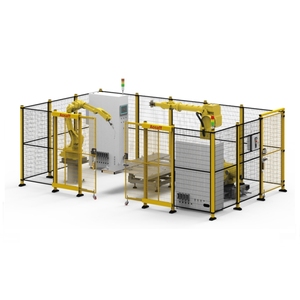 Máquina de Venta caliente Seguridad Industrial Módulo <span class=keywords><strong>Robot</strong></span> Guardia Valla Almacén Valla Panel Línea de producción Valla de seguridad - Product Image 2